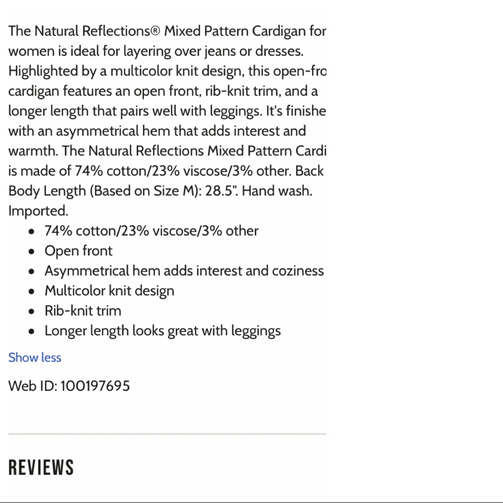 Blue Mixed Pattern Open Cardigan - image 6